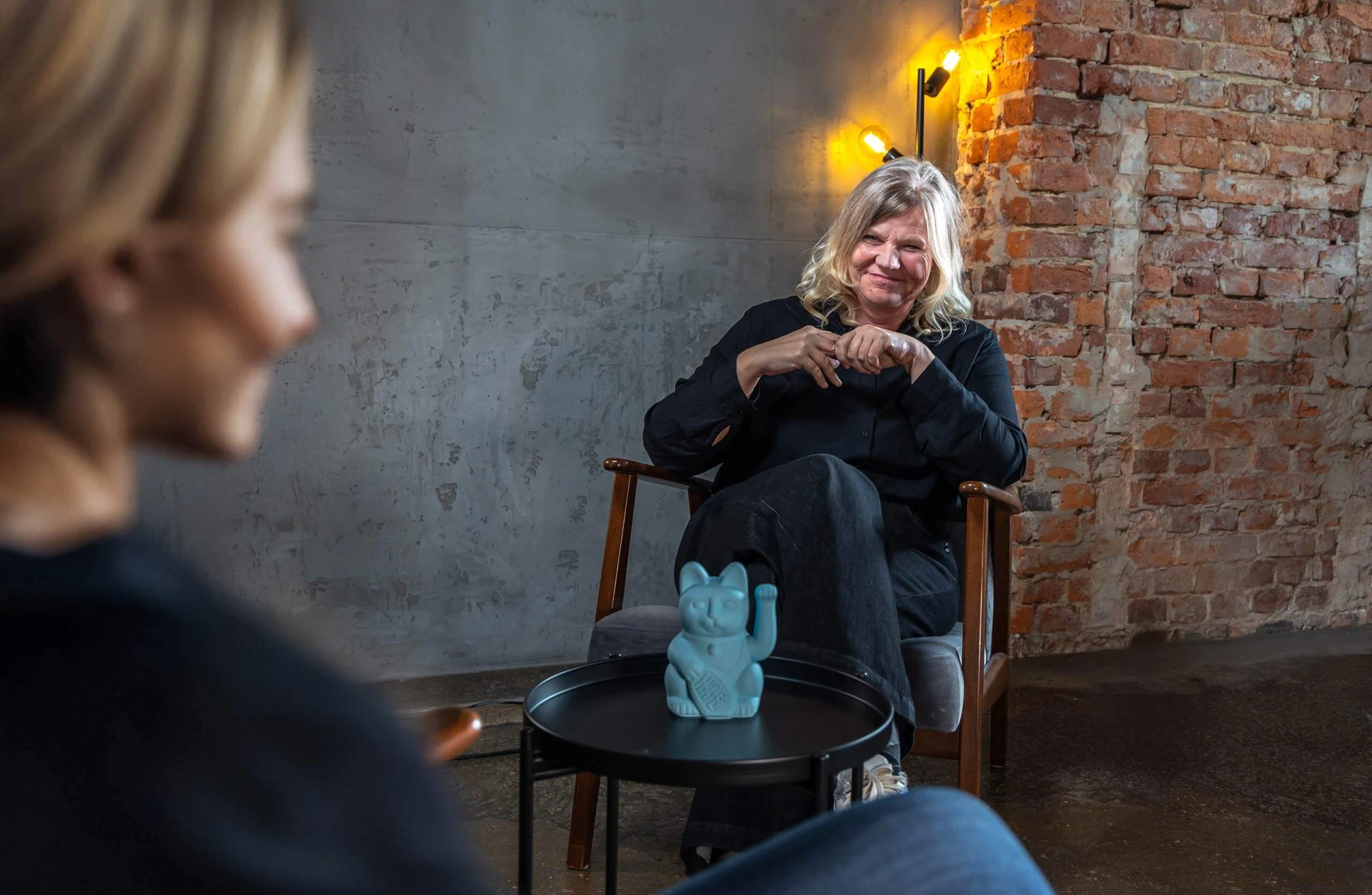 2 Personen. Marketingbegleitung mit Christine.